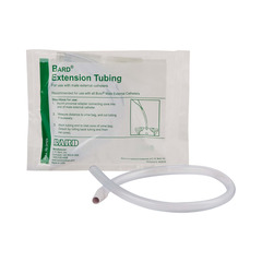 Bard Medical Leg Bag Extension Tubing with Connector 18in Non Sterile