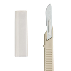 MON410892BX - Dynarex - Medicut Scalpel Surgical Size 10 Stainless Steel Blade Plastic Handle Disposable