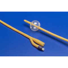 MON473840EA - Cardinal Health - Foley Catheter Ultramer 2-Way Coude Tip 5 cc Balloon 18 Fr. Latex