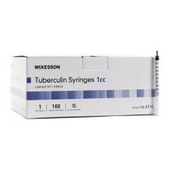 MON1031817BX - McKesson - General Purpose Syringe 1 mL Blister Pack Luer Slip Tip Without Safety, 100/BX
