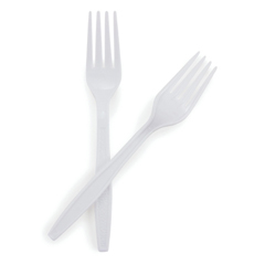 MON959242CS - McKesson - Fork General Purpose White Polypropylene (16-9000)