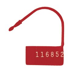 Omnimed Safety Control Seal Omnimed Safety Control Red Plastic, 100 per Pack