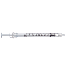 MON583094BX - Sol-Millennium Medical - Sol-Care™ Insulin Syringe with Needle, 100 EA/BX