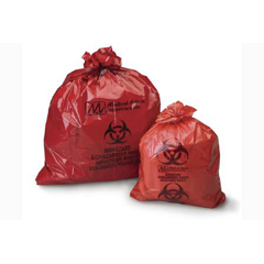 MON177234CS - Medical Action Industries - Infectious Waste Bag 38 X 45 Inch Printed, 250EA/CS