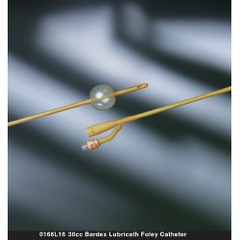 Bard Medical Foley Catheter Bardex Lubricath 2-Way Standard Tip 30 cc Balloon 20 Fr. Hydrophilic Polymer Coated Latex