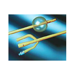 Bard Medical Foley Catheter Bardex&reg; Lubricath&reg; 3-Way Standard Tip 30 cc Balloon 22 Fr. Latex