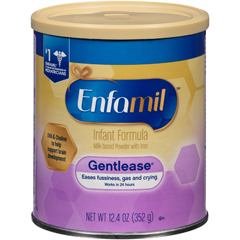MON1135688EA - Mead Johnson Nutrition - Enfamil® Gentlease® Infant Formula, 12.4 oz. Can, Powder, Milk-Based, Fussiness/Gas/Crying
