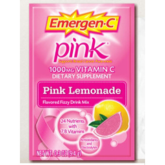 MON783828BX - Pfizer - Oral Supplement Emergen-C Pink Lemonade 0.3 oz. Individual Packet Powder