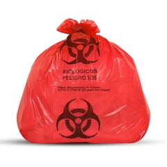 Medegen Medical Products Biohazard Waste Bag 7 - 10 gal. Red Polyethylene 23 x 23