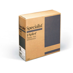 BSN Medical Padded Plaster Bandage Specialist&reg; J-Splint&reg; 4 Inch X 20 Foot Foam / Plaster of Paris / Stockinette White, 1/CS