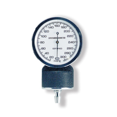 MON363783EA - McKesson - Blood Pressure Unit Gauge entrust® Performance Black Body, White Face with Black Numbers Standard Aneroid Sphygmomanometers (01-775 Series)