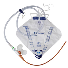 MON861932CS - Cardinal Health - Dover Indwelling Catheter Kit Silver Foley 18 Fr. Silver Hydrogel Coated Silicone