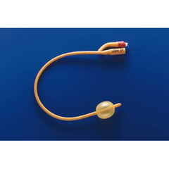 Teleflex Medical Foley Catheter Rusch Gold 2-Way Standard Tip 30 cc Balloon 20 Fr. Silicone Coated Latex, 10 EA/BX