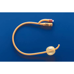 MON192934EA - Teleflex Medical - Foley Catheter PureGold 2-Way Coude Tip 30 cc Balloon 18 Fr. Latex
