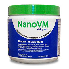 MON923965BT - Solace Nutrition - Pediatric Oral Supplement NanoVM® 4-8 Years Unflavored 275 Gram Can Powder