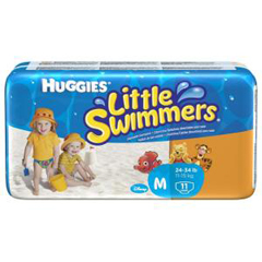 MON812721CS - Kimberly Clark Professional - Huggies Little Swimmers® Diapers (18342), Medium, 44/CS