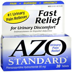 MON725613BX - AZO - Standard Urinary Pain Relief (1858968), 30TAB/BX