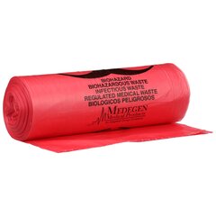 McKesson Infectious Waste Bag Medi-Pak&reg; SAF-T-SEAL&reg; 33 X 40 Inch Printed, 250EA/CS
