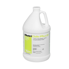 Metrex Research Glutaraldehyde High-Level Disinfectant MetriCide Plus 30 Activation Required Liquid 1 gal. Jug Max 28 Day Reuse, 4 EA/CS