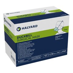 Halyard Surgical Mask Halyard Duckbill Tie Closure One Size Fits Most Green NonSterile Not Rated Adult, 300/CS
