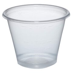 Medegen Medical Products Graduated Medicine Cup Medegen Medical Products LLC 1 oz. Clear Polypropylene Disposable, 100/BG