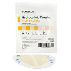 MON882993EA - McKesson - Hydrocolloid Dressing 6 x 7 Sacral Sterile