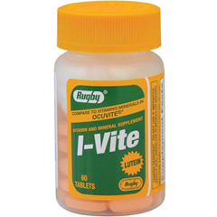 MON844533BT - Major Pharmaceuticals - Vitamin Supplement I-Vite Tablet 60 per Bottle