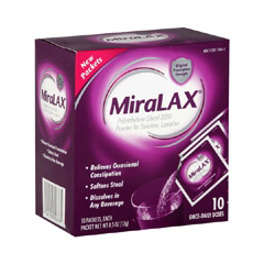 MON720751BX - Schering Plough - Laxative MiraLAX® Powder 17 gm, 24/BX