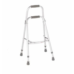 Apex-Carex Folding Walker Adjustable Height Carex Aluminum 300 lbs. 30 to 34