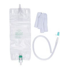 Bard Medical Urinary Leg Bag Bard Dispoz-a-Bag Anti-Reflux Valve 32 oz. Vinyl