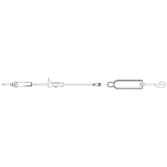 MON233245CS - B. Braun - Secondary Set Spin Lock Connector DEHP-Free, 50 EA/CS