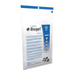 Molnlycke Healthcare Surgical Glove Biogel M Size 6.5 Sterile Latex Standard Cuff Length Micro-Textured Straw Not Chemo Approved