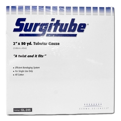 Derma Sciences Tubular Retainer Dressing Surgitube Cotton 2 Inch X 50 Yard Size 5P White Head / Shoulder / Breast / Leg NonSterile, 1/EA