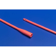 Cardinal Health Urethral Catheter Round Tip Red Rubber 16 Fr. 12