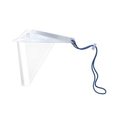 OP D-OP Inc. Face Shield Kit Polysoft One Size Fits Most Full Length Anti-fog Reusable NonSterile, 1/EA