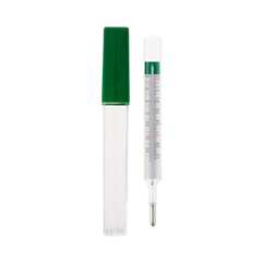MON417565EA - RG Medical Diagnostics - Oral Thermometer Geratherm® Glass, Mercury Free, Oval Shape Fahrenheit / Celsius