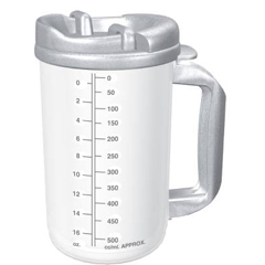 MON570986CS - Whirley-DrinkWorks - Thermo Mug 20 oz. Hot Clear, Granite, 50EA/CS