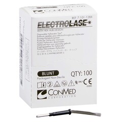 Conmed Blade Electrode Electrolase&reg; Stainless Steel Blunt Blade Tip Disposable NonSterile
