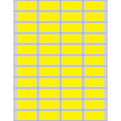 Precision Dynamic Chart Label Timemed General Purpose Label No Legend Yellow 8-1/2 x 11