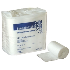 BSN Medical Cast Padding Undercast Specialist&reg; 3 Inch X 4 Yard Cotton NonSterile, 1/EA