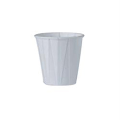 MON972439CS - Solo - Souffle Cup 3.5 oz. White Treated Paper, 5000EA/CS