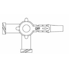 B. Braun Stopcock Discofix 3-Way, 100 EA/CS