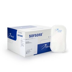 DeRoyal Absorbent Wound Dressing Sofsorb&reg; Cellulose 4 X 6 Inch