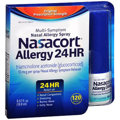 MON962528EA - Chattem - Allergy Relief Nasacort 55 mcg Strength Liquid 0.57 oz.