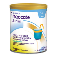 MON573127CS - Nutricia - Pediatric Oral Supplement Neocate® Junior 1000 Calories Tropical Fruit 400 gm, 4EA/CS