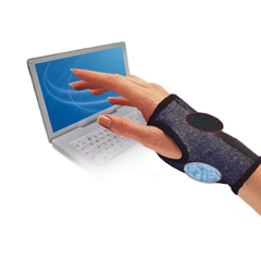 MON844441EA - Brown Medical - Computer Glove IMAK RSI Fingerless One Size Fits Most Wrist Length Ambidextrous Cotton