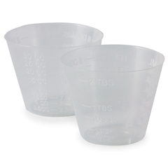 MON854346CS - McKesson - Medicine Cup 1 oz. Translucent Plastic