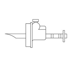 MON161707CS - B. Braun - Irrigation Container Spike Adapter Pic , 50 EA/CS