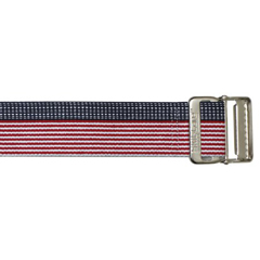 MON579050EA - Skil-Care - Gait Belt 60 Inch Stars and Stripes Strong Cotton