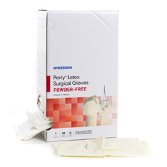 MON1044703CS - McKesson - Perry® Performance Plus Surgical Glove (20-1055N), 50 Pairs Per Box, 4 Boxes per Case (200 Pairs Total)